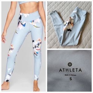 Athleta Floral Leggings Size Small
